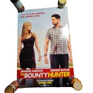 The Bounty Hunter 2010 Promo Movie Poster 27x40  Jennifer Aniston, Gerard Butler